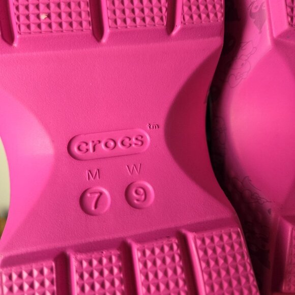 Crocs x Hello Kitty Platform Stomp Sandals Womens 9 Mens 7 Melody Kuromi Black - Picture 8 of 15